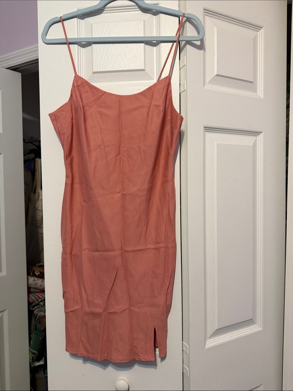ASOS Dusty Rose Spaghetti-Strap Mini Dress